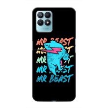 Чехлы Мистер Бист для Реалми Нарзо 50 (logo Mr beast)