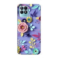Чохли з квітами для Realme NARZO 50 (VPrint) (Дизайн квітів)