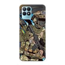 Чехлы с картинкой ЗСУ для Realme NARZO 50 (AlphaPrint) (Воїн ЗСУ)
