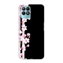 Чохол для RealMe NARZO 50 - з принтом (Дизайнерські) (AlphaPrint) (Квіточки)