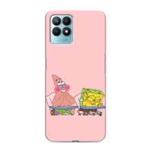 Чохол Губка Боб для RealMe NARZO 50 (За партою)