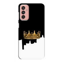 Чехол (Корона на чёрном фоне) для Реалми Нарзо 50 – Золотая корона