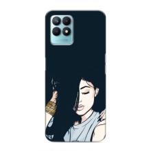 Чохол з друком для Realme NARZO 50 - (Мода) (AlphaPrint) (Гарна дівчина)