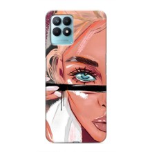 Чохол з друком для Realme NARZO 50 - (Мода) (AlphaPrint) (Макіяж)