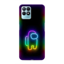 Чохли Амонг Ас для Realme NARZO 50 (AlphaPrint) (Яскравий скін)
