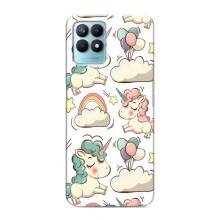 Чохол для RealMe NARZO 50 - (Єдинорожки - Новинки) (AlphaPrint) (Єдиноріжки)