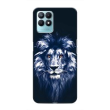Чохол з картинкою ЛЕВ для Realme NARZO 50 (VPrint) (Синій Лев)