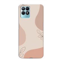 Чохол квітковий дизайн для Realme NARZO 50 – Кориневий фон