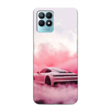 Чехол с авто Порше для Realme NARZO 50 – Розовый Порше