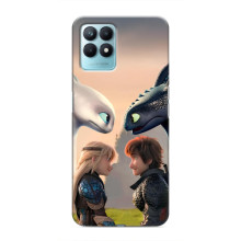 Чехол как приручить дракона на Realme NARZO 50 – Гикавка и Астрид