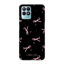 Чохол з бантиками на RealMe NARZO 50 (Банти на чорному)