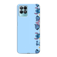 Чехол с принтом Стич на Realme NARZO 50 (Стич фон)