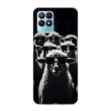 Чохол з принтом стильні тварини для RealMe NARZO 50 (Овечка в окулярах)