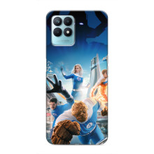 Чехол с принтом Фантастическая четверка для Realme NARZO 50 – Герои Фантастической четверки