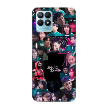 Чохол Гра в кальмара для Realme NARZO 50 – Колаж гра кальмара