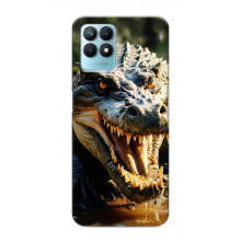 Чехол с картинкой «Хищники» для Realme NARZO 50 – Крокодил