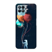 Космічні Чохли для RealMe NARZO 50 (VPrint) (Планети кульки)