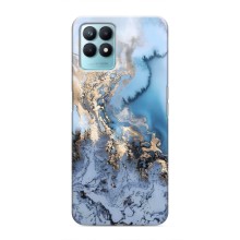 Мраморний чехол на Realme NARZO 50 (VPrint) (Ніжний мрамор)
