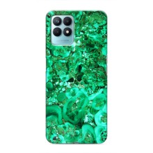 Мраморний чехол на Realme NARZO 50 (VPrint) (Салатовий Мрамор)