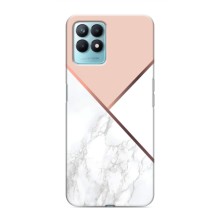 Мраморний чехол на Realme NARZO 50 (VPrint) (Тройний мрамор)