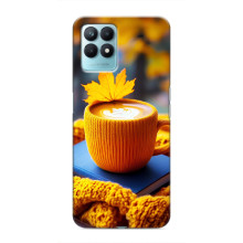 Чохол з унікальним дизайном 'Осінь з кавою' для Realme NARZO 50 – Кава з жовтим