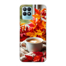 Чехол с уникальным дизайном «Осень с кофе» для Realme NARZO 50