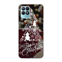 Різдвяні Чохли для Realme NARZO 50 (VPrint) (Ялинка яскрава)