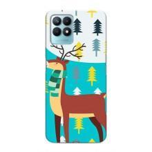 Силіконовий бампер з картинкою звірів для Realme NARZO 50 (Олень із шарфом)