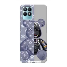 Силиконовый чехол для Realme NARZO 50 (Медведь Louis Vuitton)