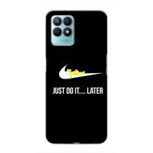 Силиконовый Чехол на Realme NARZO 50 с картинкой Nike – Later