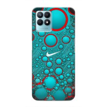 Силиконовый Чехол на Realme NARZO 50 с картинкой Nike (Найк зеленый)