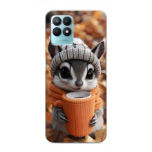 Друкований чохол 'Звірята з кавою' для Realme NARZO 50