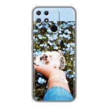 Чохли з зображенням різних тварин на Realme NARZO 50A (Їжачок в руці)