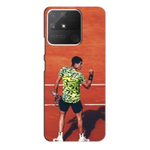Чехлы с принтом Спортивная тематика для Realme NARZO 50A – Алькарас Теннисист