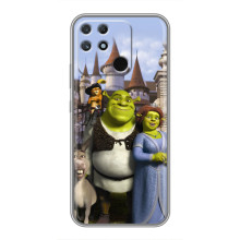 Чехол с мультфильмом Шрек на Realme NARZO 50A