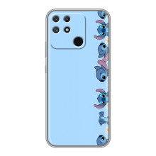 Чехол с принтом Стич на Realme NARZO 50A – Стич фон