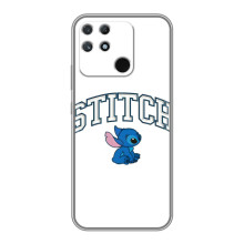 Чехол с принтом Стич на Realme NARZO 50A – Стич лого