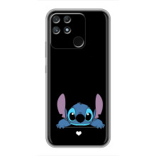 Чехол с принтом Стич на Realme NARZO 50A – Стич на черном