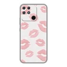 Чехол с розовым рисунком для Realme NARZO 50A – Розовые губы