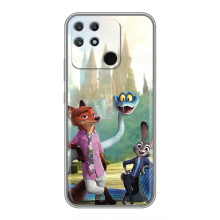 Чехол Зоотрополіс на Realme NARZO 50A – Ник Джуди и змея