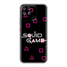 Чехол Гра в кальмара для Realme NARZO 50A – Логотип игры кальмара