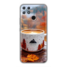 Чохол з унікальним дизайном 'Осінь з кавою' для Realme NARZO 50A – Кава на природі