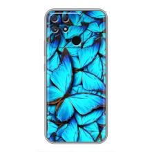 Силіконовий бампер з картинкою звірів для Realme NARZO 50A (Крила метеликів)