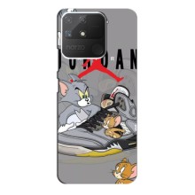 Силиконовый Чехол Nike Air Jordan на Реалми Нарзо 50а – Air Jordan