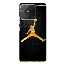 Силиконовый Чехол Nike Air Jordan на Реалми Нарзо 50а (Джордан 23)