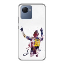 Чехлы Месси для Realme NARZO 50i Prime (AlphaPrint) (Messi Barca)