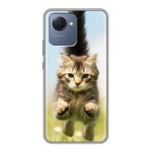 Чехлы с Котиками для Realme NARZO 50i Prime (VPrint) (Прыжок кота)