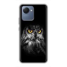 Чохли з принтом СОВИ для Realme NARZO 50i Prime – Сова на чорному