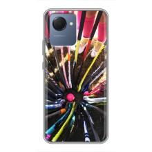 Чехлы с принтом Спортивная тематика для Realme NARZO 50i Prime – Флорбол