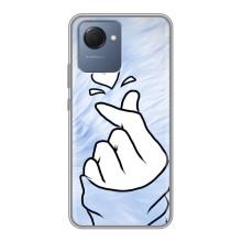 Чехлы (Знак сердечка) на Realme NARZO 50i Prime – Сердечка знак